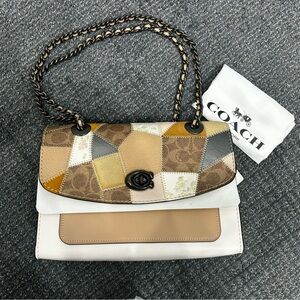 Coach Patchwork Leather Shoulder Bag
